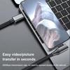 Кабель USB C — USB C мощностью 120 Вт, Г-образный под углом 90 градусов, для быстрой зарядки, USB C провод для Samsung Xiaomi Huawei Realme iPhone 15, Зарядное устройство, Кабель данных