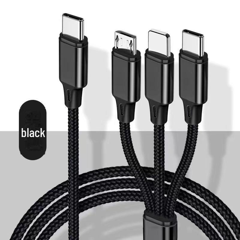 Кабель USB-C — 3-в-1 PD для быстрой зарядки мобильных устройств