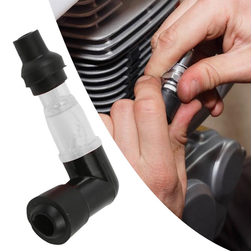 Мотоциклетный флеш-колпачок свечи зажигания 90 градусов, резисторный колпачок свечи зажигания для мотоцикла для мотокросса, колпачок-крышка для флеш-свечи зажигания