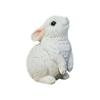 3pcs Microlandscape Resin Bunny Figurines Lovely Cute Animal Sculptures Creative Exquisite Miniature Rabbit Statue Car
