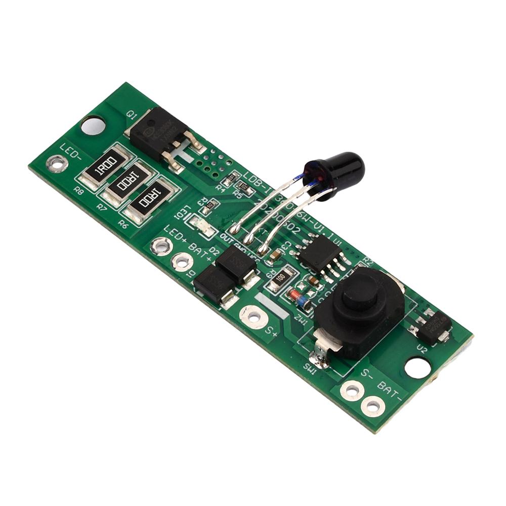 3.2V/3.7V Интегрированная печатная плата контроллера для солнечного уличного освещения с пультом дистанционного управления, оптическим управлением и таймером, драйвер для солнечного света