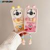 KEYSION Милый чехол с 3D-мультяшным рисунком для HONOR X9c Smart 5G с браслетом, мягкий силиконовый противоударный чехол для телефона Huawei Honor X9c Smart