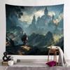 Фэнтезийный пейзажный узор, гобелен для спальни, гостиной, гобелен для украшения дома, стены, гобелен