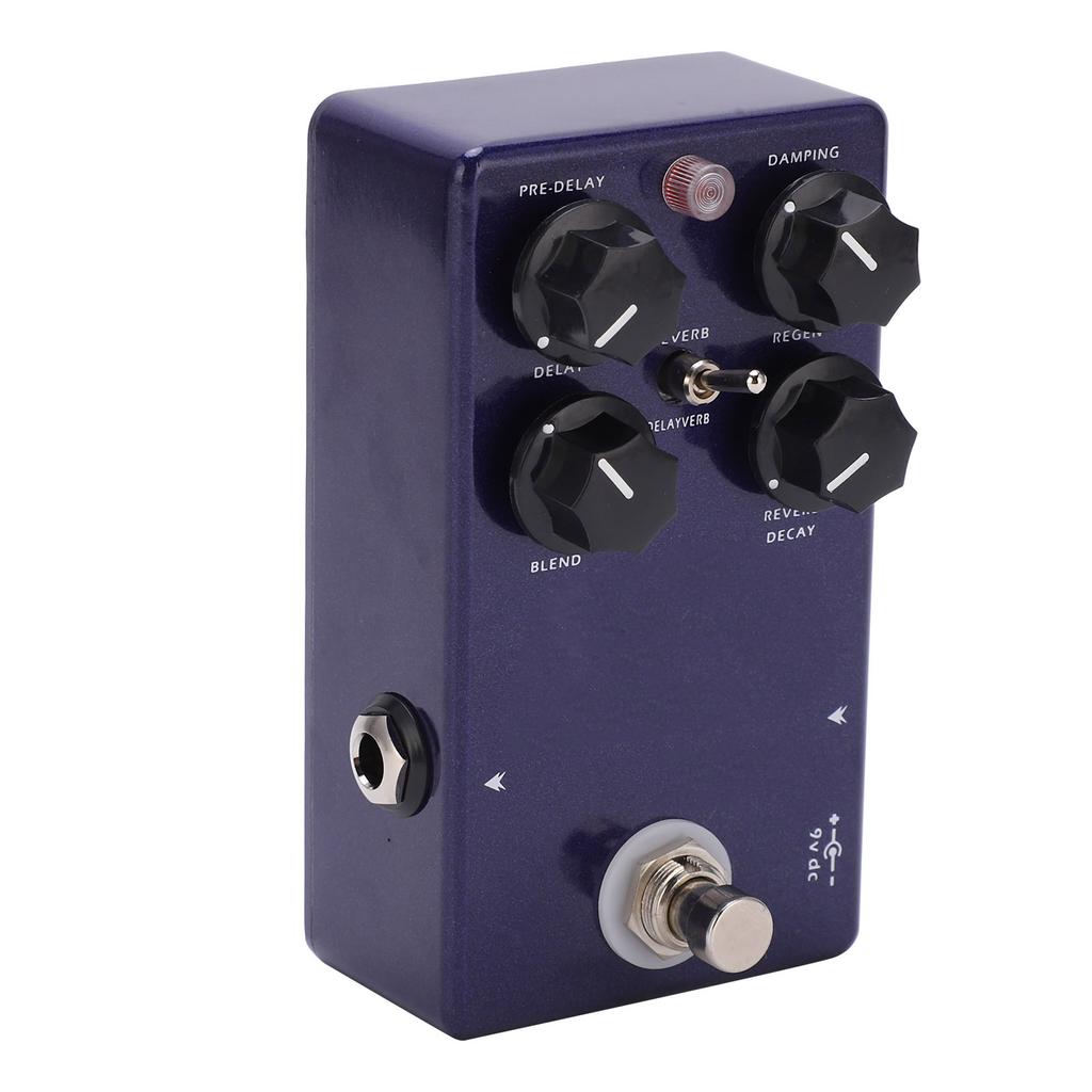 Педаль гитарного эффекта Sky Reverb Delay 2 в 1 Регулируемый цифровой аксессуар для инструмента