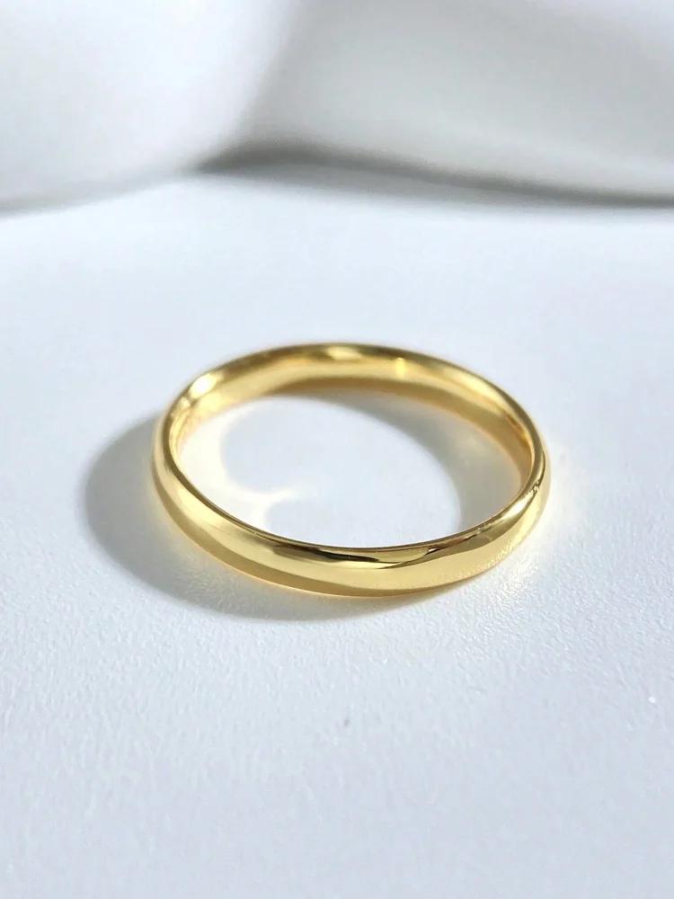 925 Sterling Silver Zircon 3mm Circular Aperture Fashionable Ring For Women Engagement Wedding Luxury High Quality Fine Jewelry