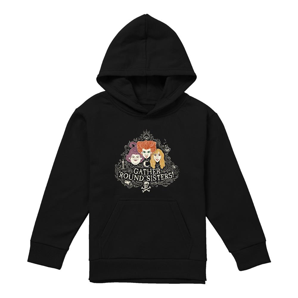 Hocus Pocus Childrens/Kids Gather Round Sisters Hoodie
