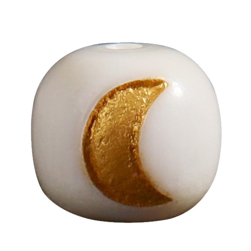 Браслет из мамонтовой кости в виде бочонков с Солнцем, Луной и Звездами, с буддийскими аксессуарами Кинг-Конг Бодхи