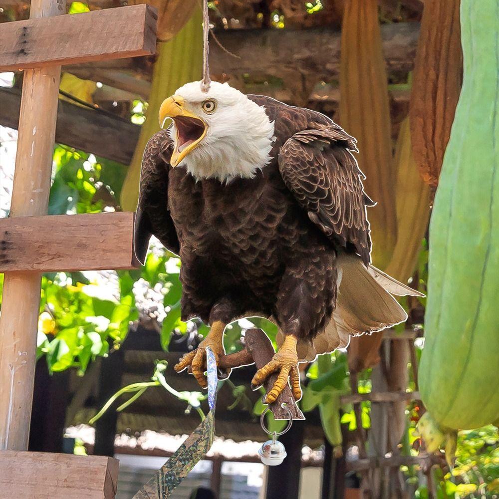 Hanging Bird Repel Scare Devices Waterproof Bird Repeller Outdoor Fake Bird Repellent  Courtyard