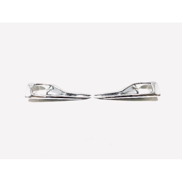 For Ford Focus Car Styling Eyebrow ABS Chrome/Carbon Fiber Cover Trim Head Front Fog Light Lamp Frame 2PCs