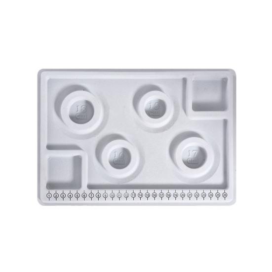 Bead Design Board DIY Jewelry Making Tray Flocked Bead Organizer Board for Necklace And Bracelet Beads Sorting And Stringing