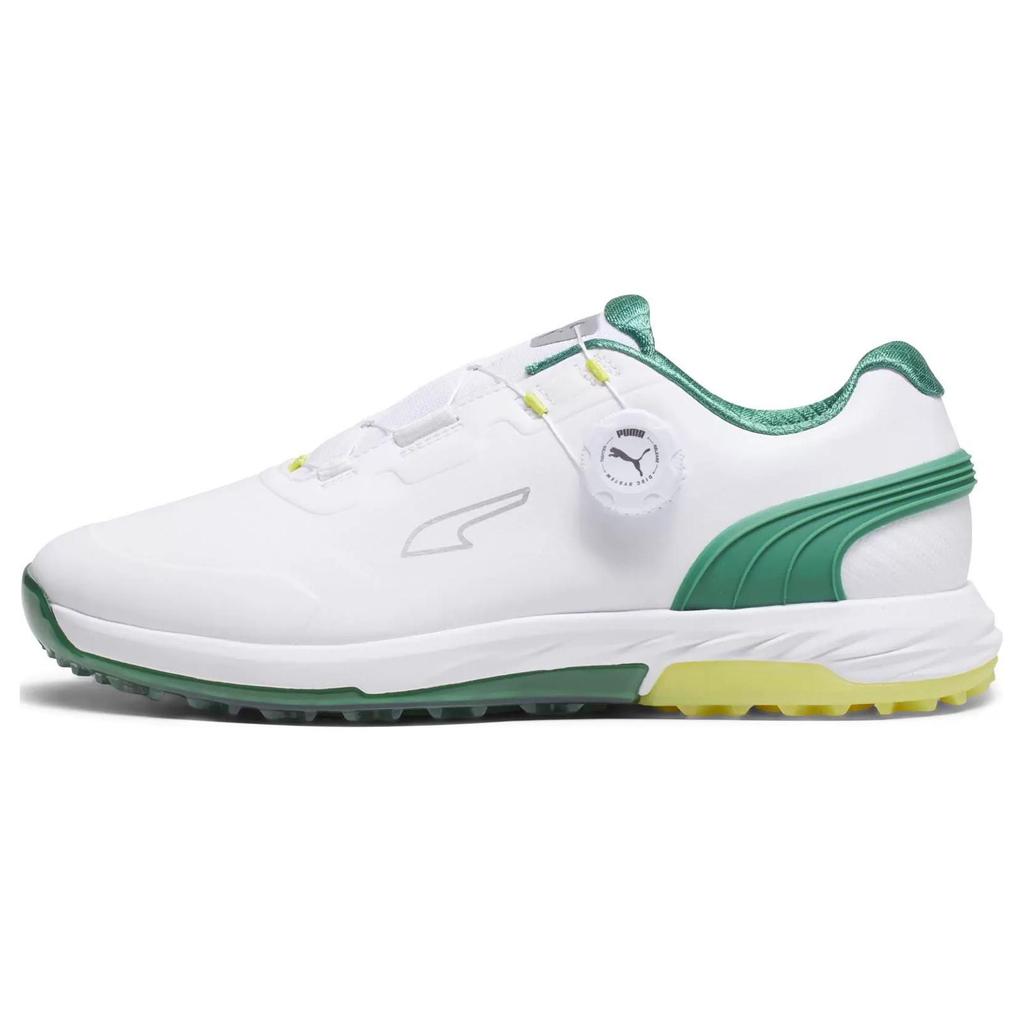 Puma Alphacat Nitro Round Toe Comfortable Low Top Golf Shoes Men Sneaker White 378920-01