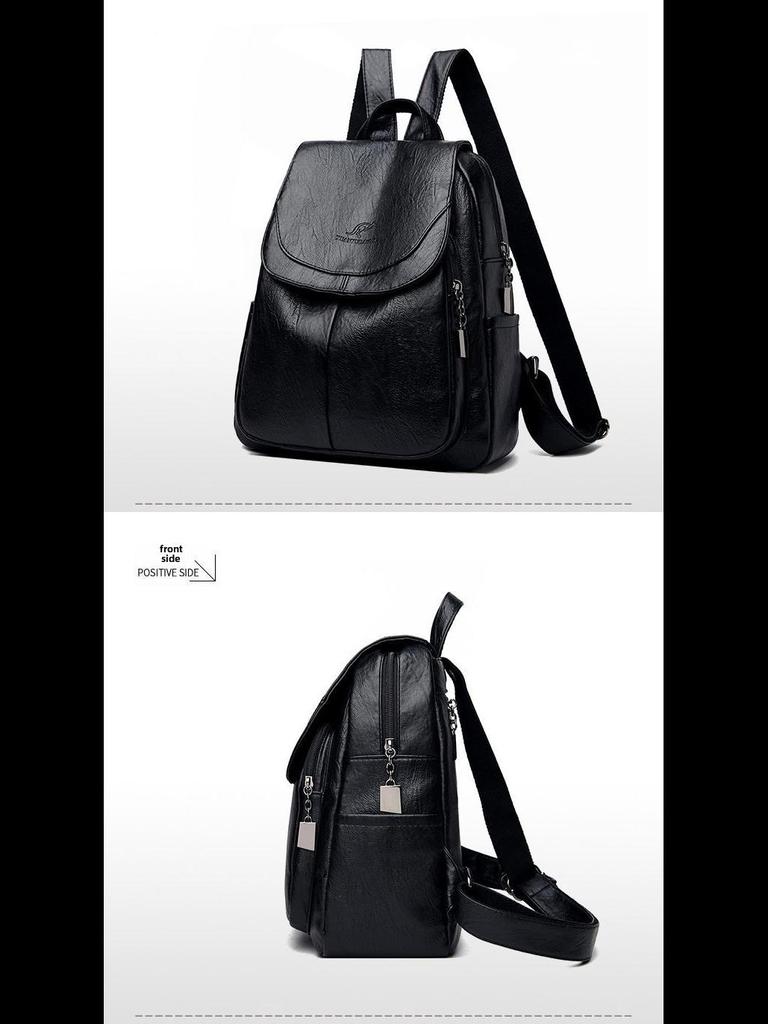 Women's Large Capacity Anti-Theft Backpack: 2024 Autumn/Winter Trendy American-Style Fashion Niche Design