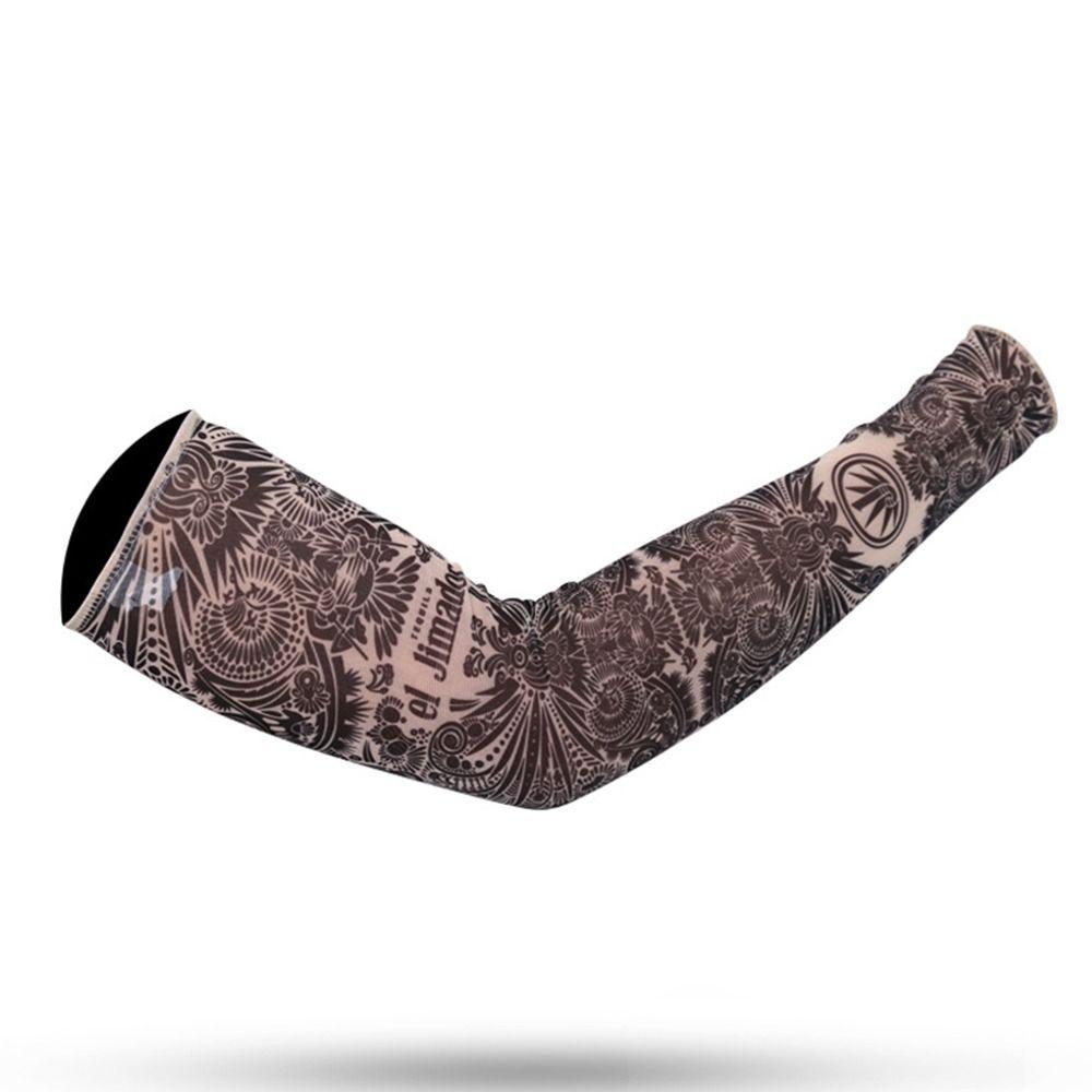 Summer Cooling UV Protection Arm Cover Sun Protection Flower Arm Sleeves Tattoo Arm Sleeves