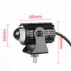 Auxiliary Spotlight Lamp Scooter Dual Color Driving for Cafe Racer Light Universal Motorcycle LED Headlight Lens Projector ATV Motorcycle Accessories
