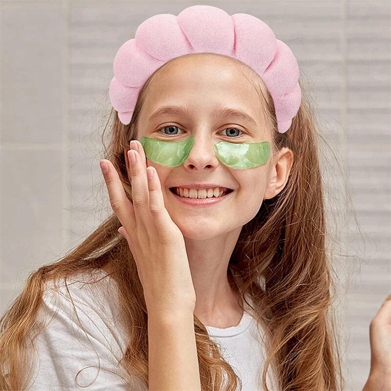 Bubble SpongeHair Band Модные женские туфли по уходу за кожей Макияж Душ Обруч для волос Пышный обруч для волос Ретро ленты для волос Мягкая повязка для волос Головные уборы