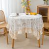 Retro Round Table Tablecloth Tea Table Tablecloth Rectangular Circular Small Tea Table Tablecloth Square Table Tablecloth