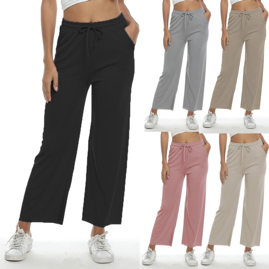Women's  Color Casual  Loose Super Elastic Large Casual Pants Trouser
