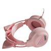 Glowing Cat Ear Wired Headphones: Cute Gaming Headset for Girls - Compatible with Desktop & Laptop Computers