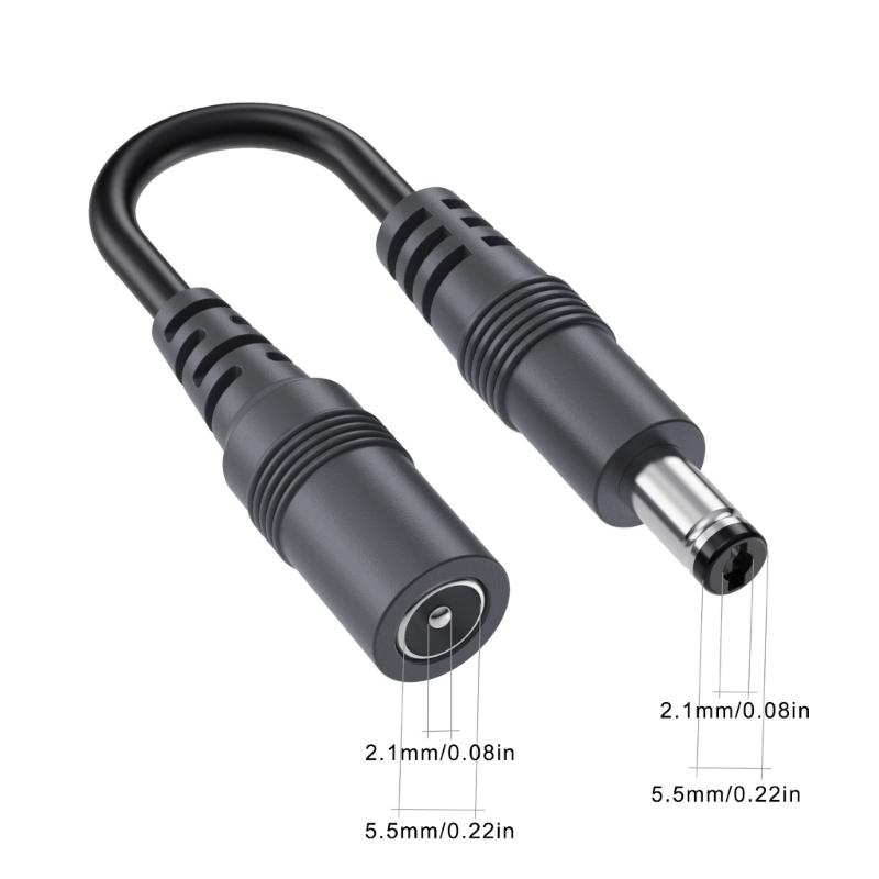 2/4/6/8/10pcs 22AWG DC5.5x2.1mm Power Extension Cord Male to Female Power Extension Cable for LED Strips Cameras