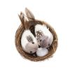 Craft Handmade Home House Decoration Artificial Craft Birds Bird Nest Realistic Feathered Birds Egg