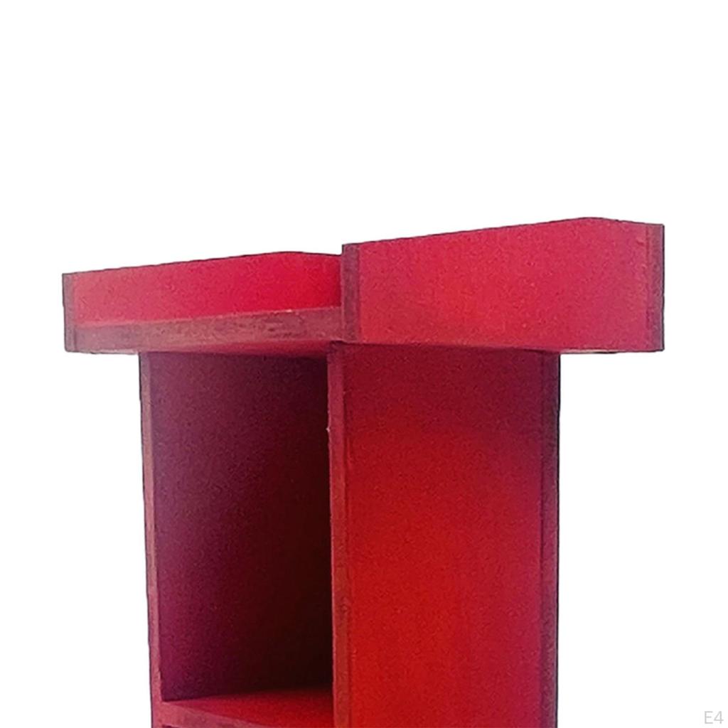 1:12 Dollhouse Wooden Desk, DIY Craft, Decorative Furniture, Decoration for