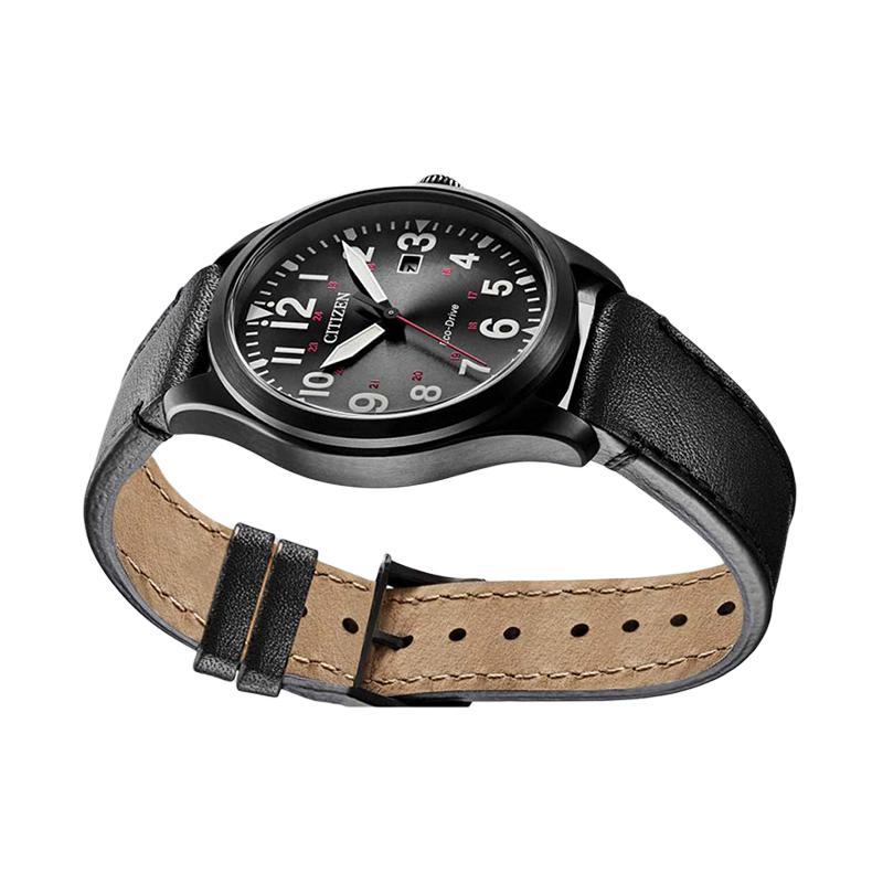 Citizen Коллекция Eco-Drive Кварцевый механизм с питанием от света Ремешок из натуральной кожи Мужские часы BM6835-23E