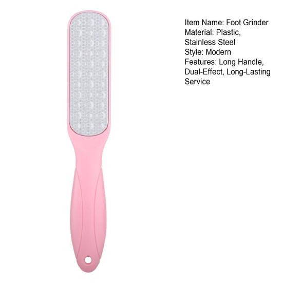 Мозоли Пятки Шлифовальная машина для ног Двойной эффект Нержавеющая сталь Дизайн Мозоли Бритва Тонкий каблук