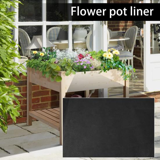 Подкладка для цветочной корзины, водонепроницаемая, дышащая, широко применяемая, простая в использовании, нетканая ткань, подкладка для подвесной корзины, оконного ящика