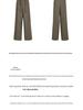 VEROMODA Pleated Elastic Waist Straight-Leg Casual Pants