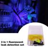 NEW R134a Auto Fluorescent Leak Detection Tool Air Refrigerant UV AC Dye Tool Conditioning Gas Leak Repair Test S1X3