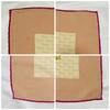 Used CHANEL Large Scarf Logo Bijou Smoky Pink