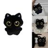 Black Cat Simulated Plush Toy Keychain Wallet Stuffed Doll Girls Gift Birthday