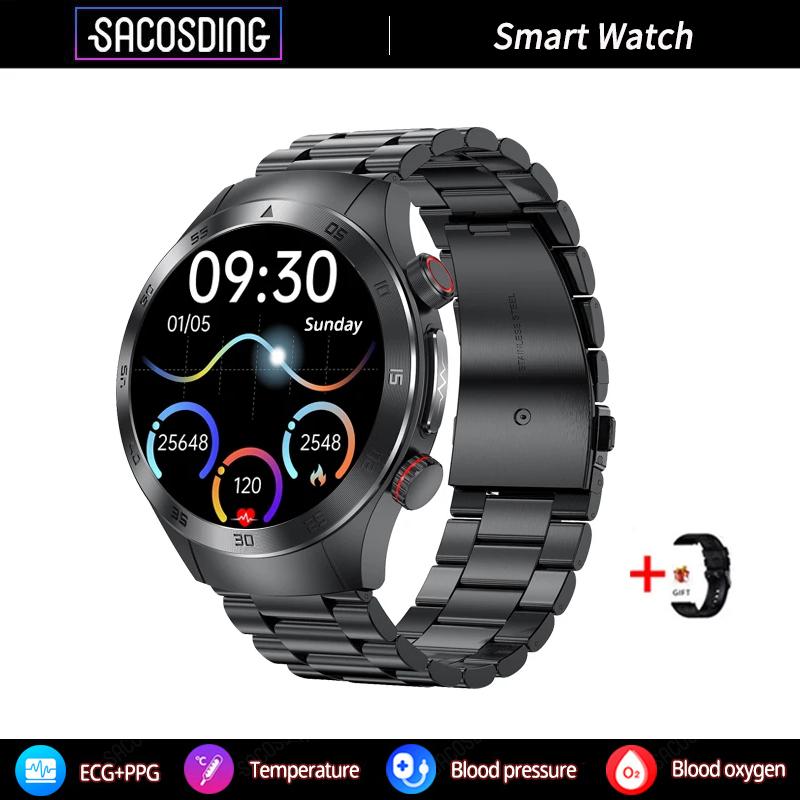 SACOSDING New 1.43 Inch AMOLED Screen Smart Watch 2024 Bluetooth Call Watches For Women Health Monitor Sport Fitness Women Smartwatch