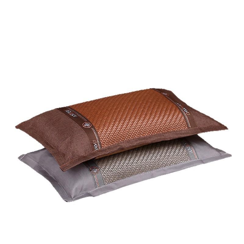 Cooling Buckwheat Pillow Adults Students Sleep Comfort Breathable Rectangle Bed