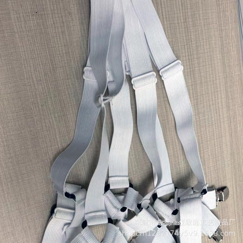 Регулируемый 6-сторонний фиксатор для простыни с 12 зажимами – Противоскользящий и надежный захват