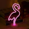 Neon Moon Lamp Holiday Light Flamingo/Heart/Moon/Pineapple/Christmas Tree LED Night Light for Home Festival Wedding Party Decor