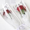 LOVE Rose Packaging Bags Transparent Flower Wrapping Paper Gifts Bouquet Plastic Bag