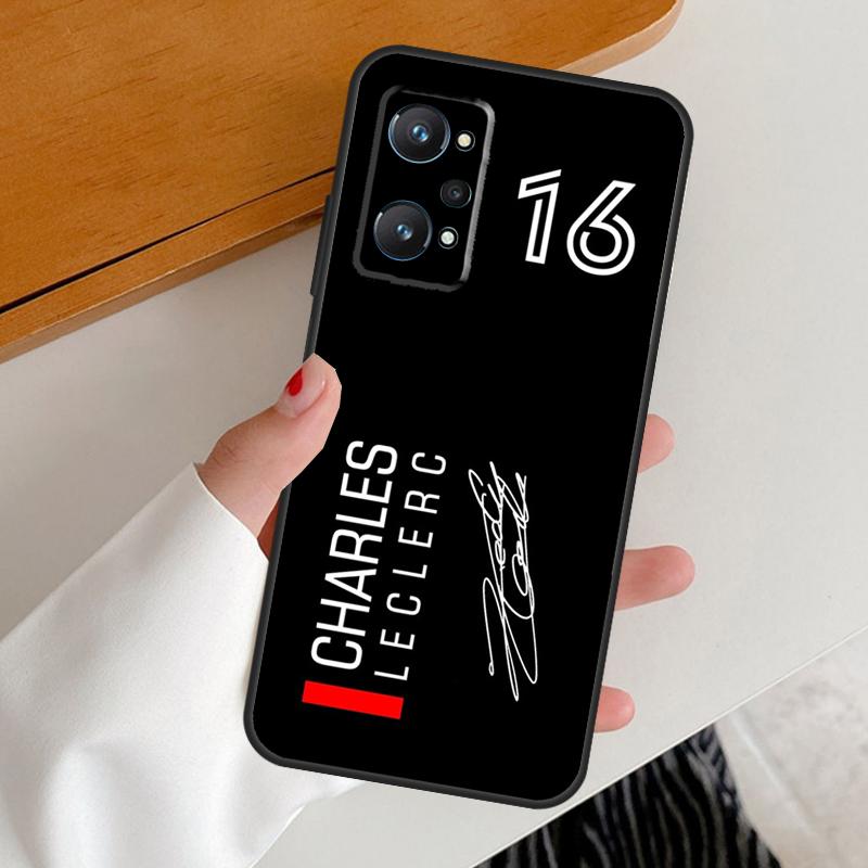 Чехол Charles Leclerc 16 для Realme 11 12 Pro Plus 10 9 GT5 GT Neo 6 C25s C21Y C30 C31 C33 C35 C51 C53 C55 C67