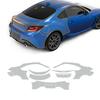 FDAIUN Car Wrap for Subaru BRZ ZD8 Clear TPU Protective Scratch Specific To Your Vehicle Rear 6 (2021-2023) - Film, Pre-Cut, Guard, Self-Healing,