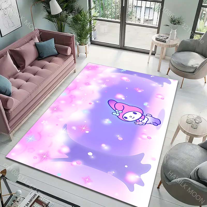 15 Размеров Японский Ковер My Melody для Гостиной Детской Спальни Коврик Под Диван Придверный Коврик Напольный Ковер Домашний Декор Противоскользящий Коврик