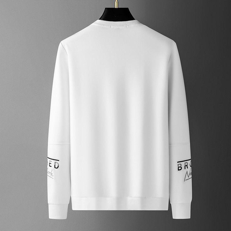 Mens Slim Fit Crewneck Sweatshirt Fashion Casual Long Sleeve Top Wear 180-250g Multiple Sizes