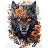 5d DIY Diamond Painting Cross Stitch Animal Flower Wolf Diamond Embroidery Mosaic Full Round Drill Home Decor Crafts