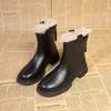 New Snow Boots, Women's Shoes, Fleece and Thickened  Thick-soled Ankle Boots, Anti-slip Cotton Shoes