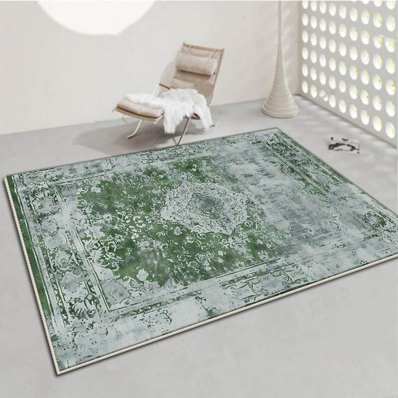 Американский стиль Персия Большой ковер Украшение гостиной Домашний ковер для диванной зоны Спальня Гардеробная Напольный коврик Моющийся Нескользящий