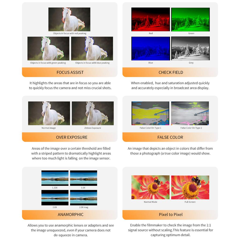 FEELWORLD F7 PLUS 7-дюймовый цифровой зеркальный фотоаппарат, полевой монитор, видеомонитор, сенсорная панель управления, вход HDMI 4K