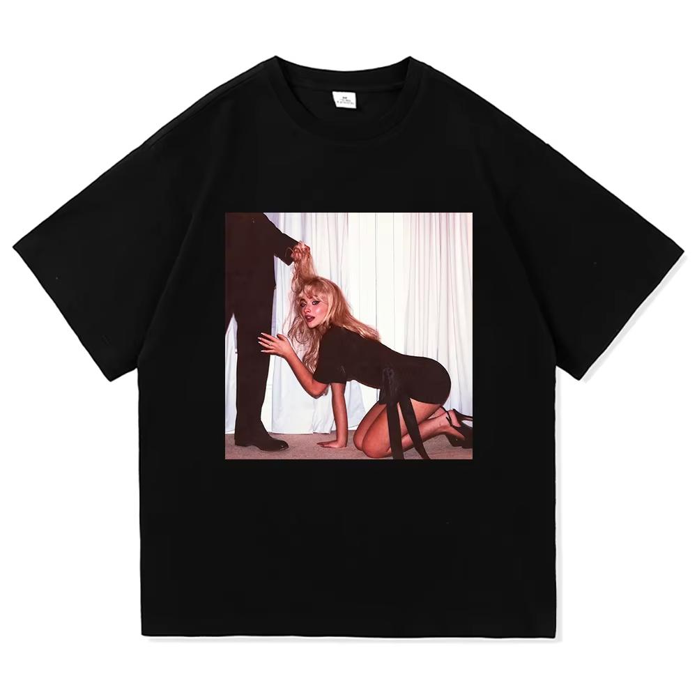 Sabrina Carpenter Унисекс Лучший Друг Графические Футболки Мода Хип-Хоп Короткий Рукав Футболка Унисекс Женская Летняя Повседневная Свободная Футболка