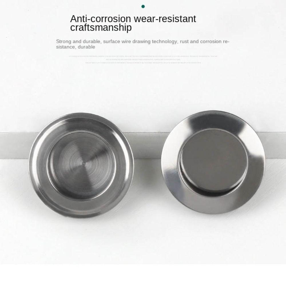 Ручки для дверей из нержавеющей стали Скрытая ручка для раздвижной двери Новая невидимая ручка для шкафа Шкаф