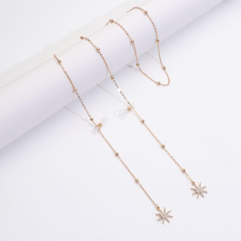 Женские металлические противопотерянные шнурки для очков для чтения, ремешки для солнцезащитных очков, цепочки для очков