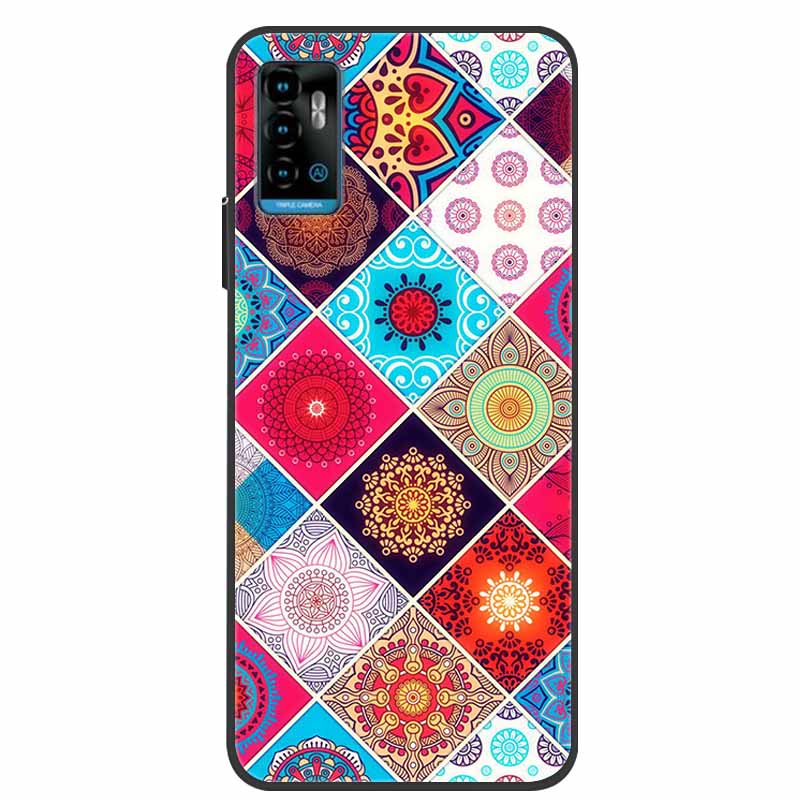 Для ZTE Blade A71 Чехол Силиконовая Задняя Крышка Чехол для Телефона Для ZTE Blade A71 Мягкие Чехлы для ZTE BladeA71 A 71 2021 Защитный Бампер