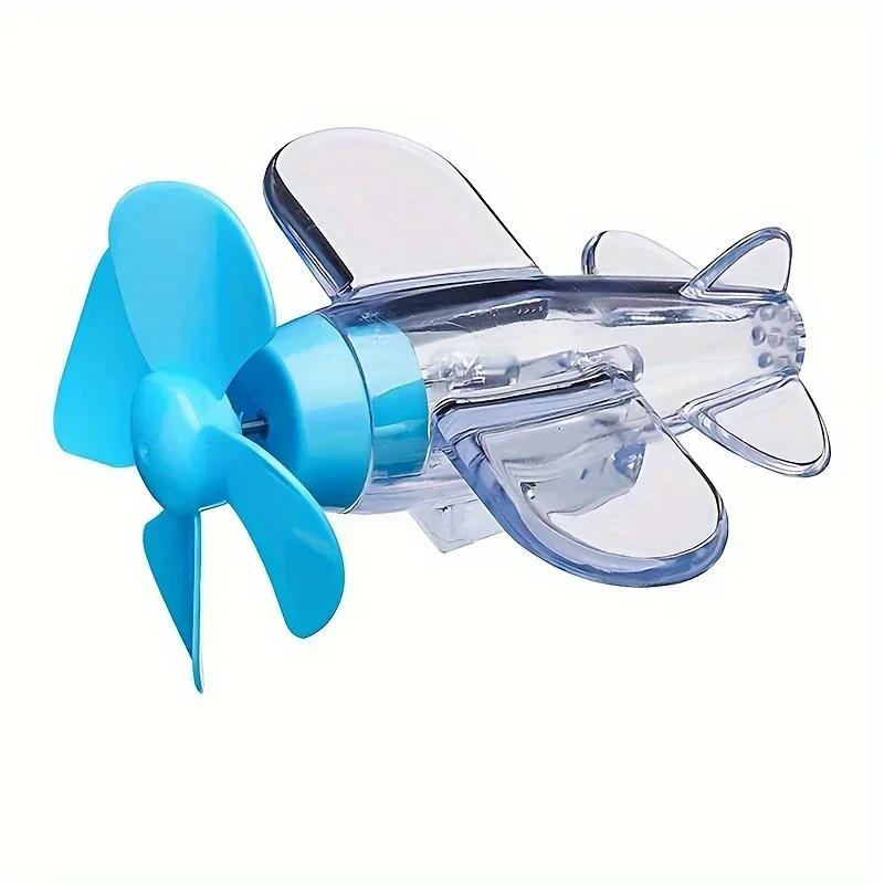 Автомобильный вращающийся самолет с ветряными двигателями, небольшой светодиодный светильник, декор для самолета, украшения для автомобиля, украшения для велосипедов, мотоциклов, велосипедов